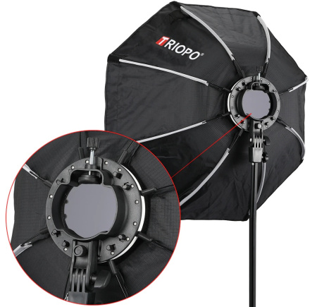 Октобокс ручной быстроскладной Triopo KX65 65см для накамерных вспышек