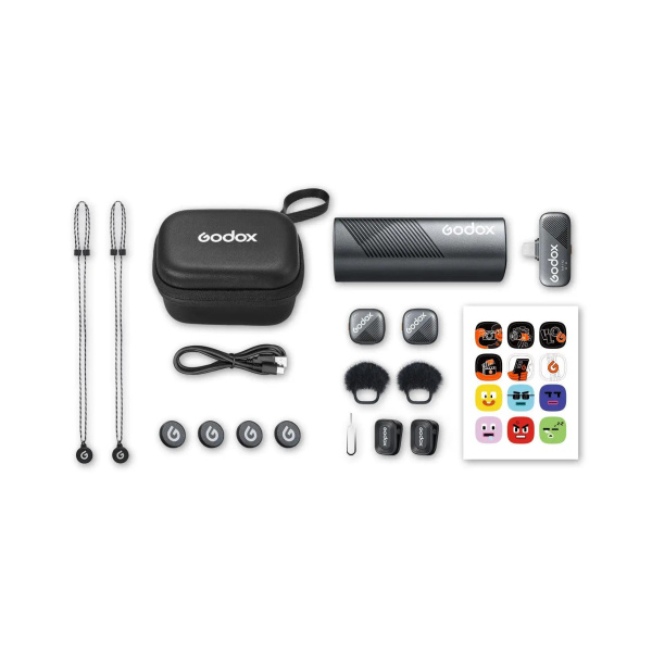 Беспроводная микрофонная система Godox Cube SL (TX+TX+RX) Lightning