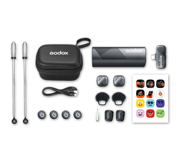 Беспроводная микрофонная система Godox Cube SC (TX+TX+RX) USB-C
