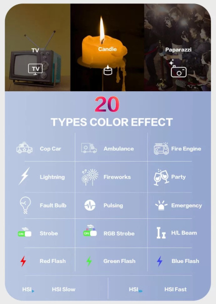 Осветитель светодиодный DigitalFoto W200 RGB жезл