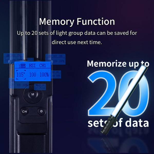 Осветитель светодиодный Sirui Duken T60 Telescopic RGB жезл