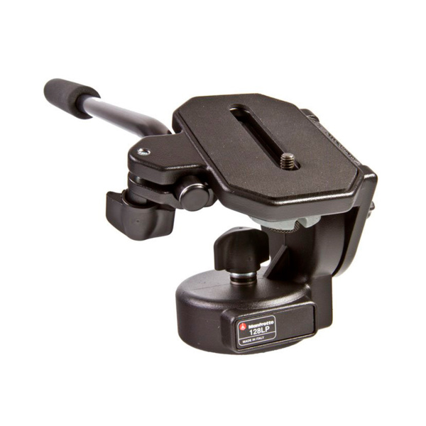 Видео голова Manfrotto MVH500AH алюм. черный 10,5/0,9/5 (выс/вес/нагр) + площадка 500PLONG