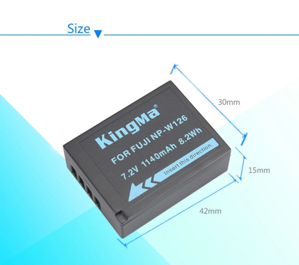Аккумулятор FUJIFILM NP-W126 не ориг. KingMa