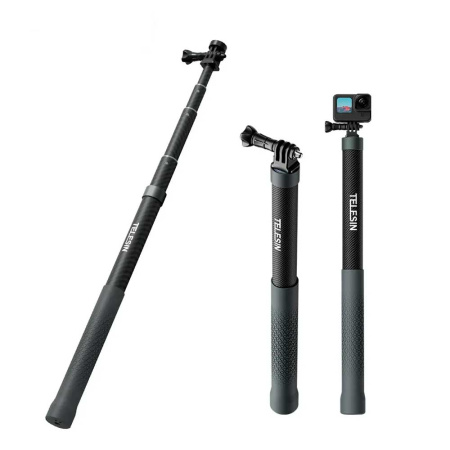 Монопод Telesin GP-MNP-002 для GoPro телескопический, карбон
