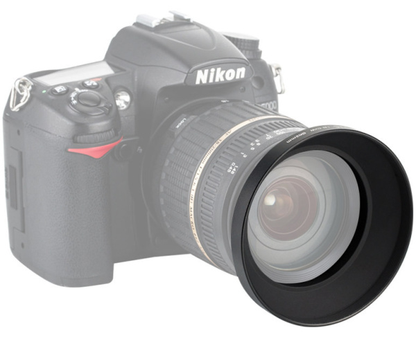 Бленда для объектива JJC 62mm металлическая, широкий угол LN-62W