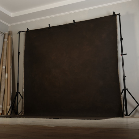 Фон на холсте, ручной работы SM.TEXTURE 2,2*3м. Brunette