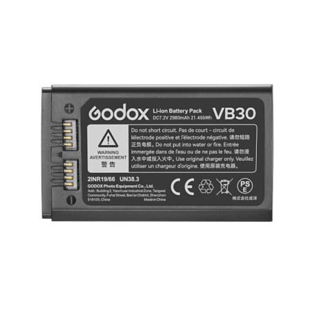 Аккумулятор Godox VB30 для Godox Ving V1Pro, V100