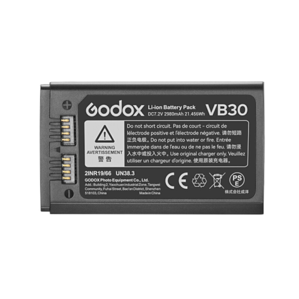 Аккумулятор Godox VB30 для Godox Ving V1Pro, V100