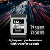 Память CFexpress Type B 512GB Lexar R1750\W1300Mb/s