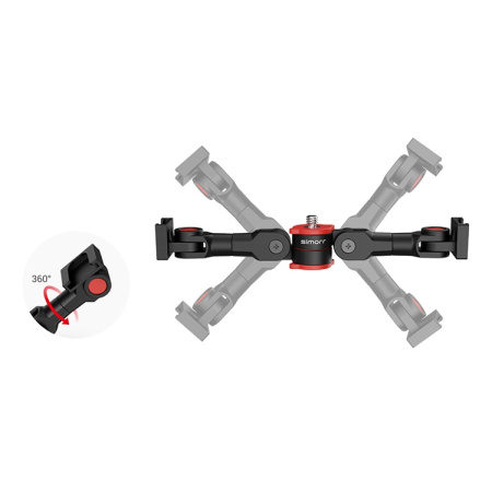 Крепление Simorr 3483 Dual Cold Shoe Extension Bar