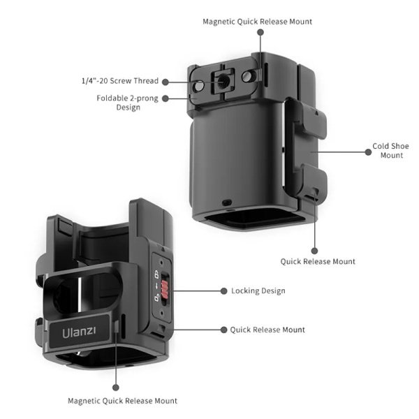 Держатель Ulanzi PK-06 для DJI Osmo Pocket 3