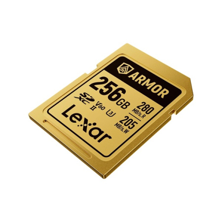 Карта памяти Lexar Armor GOLD (SDXC) 256 Gb class 10 UHS-II 280/205 mb/s LSDAMGL256G-RNNNG