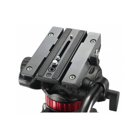 Видео голова Manfrotto MVH502AH алюм. черный 13/1,691/7 (выс/вес/нагр) + площадка 504PLONG