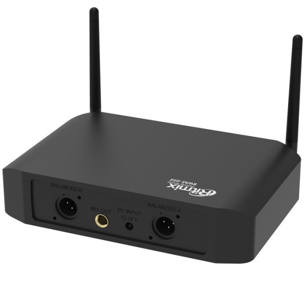 Беспроводная микрофонная система RITMIX RWM-222 black