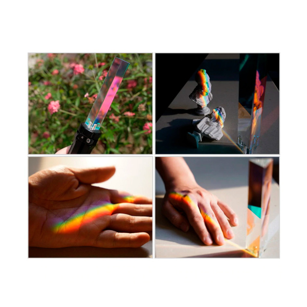 Кристалл для фотографирования треугольная призма Triangular prism pro резьба 1\4"