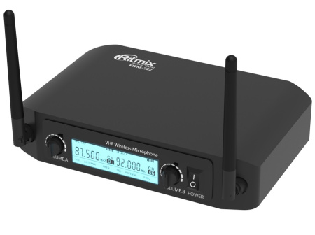 Беспроводная микрофонная система RITMIX RWM-222 black
