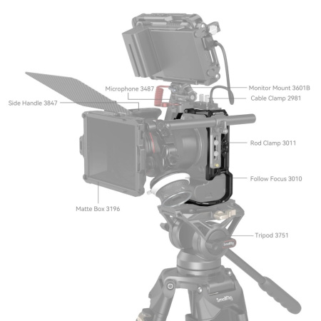 Клетка Smallrig 4159 для Canon EOS R6 Mark ll