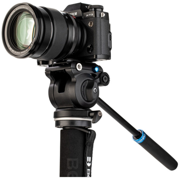 Монопод Benro A38FDS2PRO Classic с видеоголовой/алюминиевый с клипсами