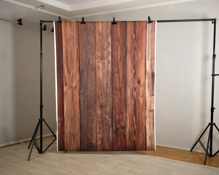 Фон на неопрене SM.TEXTURE 1,5*2м. Доски тёмные