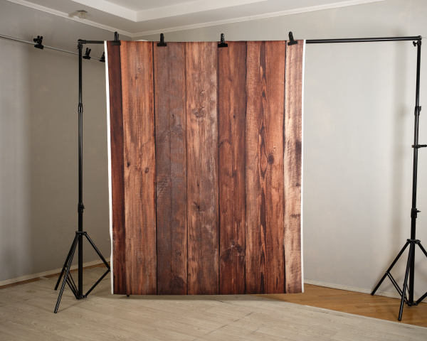 Фон на неопрене SM.TEXTURE 1,5*2м. Доски тёмные