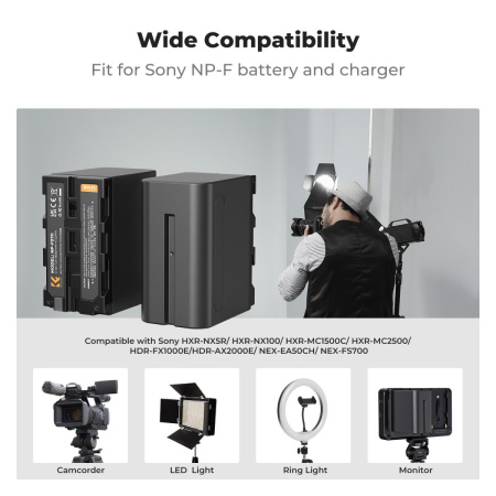 Зарядное устройство Sony NP-F970 + 2 аккумулятора не ориг. KF28.0047