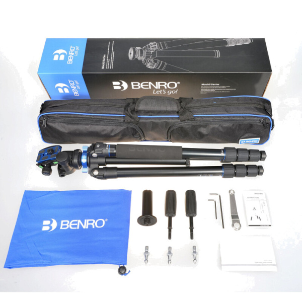 Штатив Benro TMA28AHD2A алюм c 3D головой