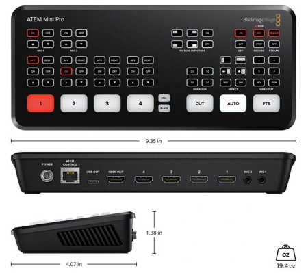 Видеомикшер AVMATRIX VS0605U cтационарный 6CH SDI PTZ USB