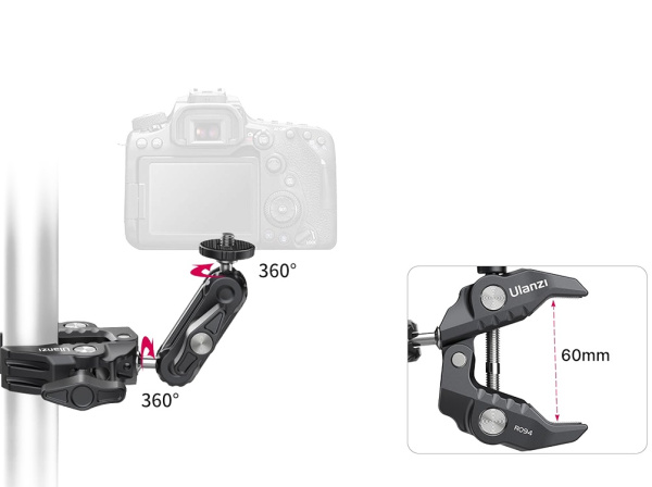 Зажим Ulanzi R094 + magic arm