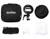 Софтбокс для вспышки Godox S2-type (80х80см) быстроскалдной с сотовой решеткой
