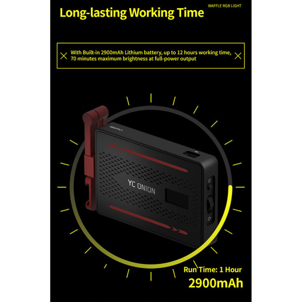 Накамерный свет YC Onion WAFFLE PRO RGB 3200-6200K