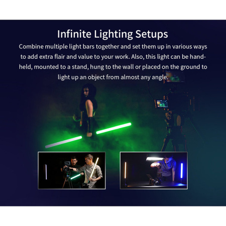 Осветитель светодиодный Sirui Duken T60 Telescopic RGB жезл