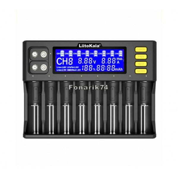 Зарядное устройство Liitokala Lii-S8 3.7V NiMH 1.2V Li-FePO4