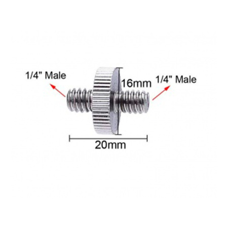 Винт двойной 1/4"