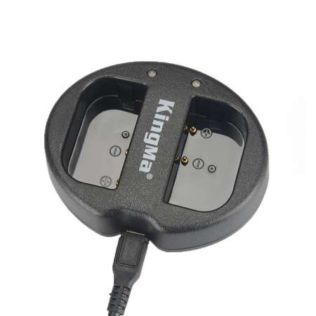 Зарядное устройство Panasonic DMW-BLF19/DMW-BLF19e на 2 аккумулятора не ориг. KingMa