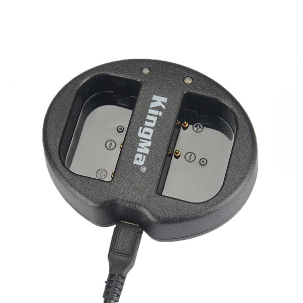 Зарядное устройство Panasonic DMW-BLF19/DMW-BLF19e на 2 аккумулятора не ориг. KingMa