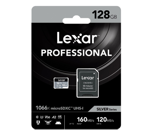 Память Lexar (microSDXC) 128Gb UHS-I U3 V30 1066x 160 mb/s