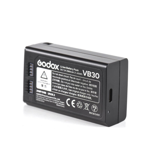 Аккумулятор Godox VB30 для Godox Ving V1Pro, V100