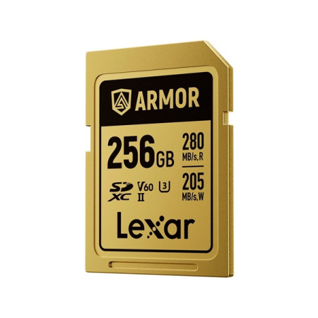 Карта памяти Lexar Armor GOLD (SDXC) 256 Gb class 10 UHS-II 280/205 mb/s LSDAMGL256G-RNNNG