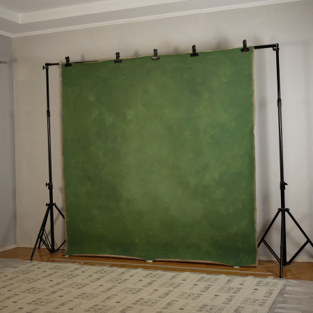 Фон на холсте, ручной работы SM.TEXTURE 2*2,2м. GreenS