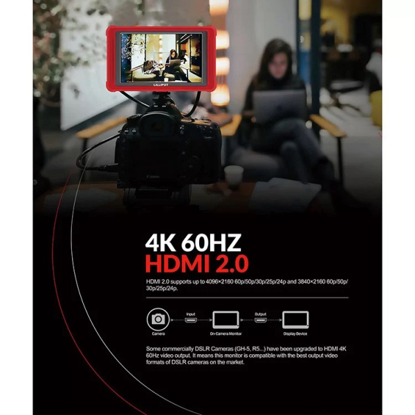 Монитор Lilliput FS5  5.4" 4K HDMI 3D-LUT