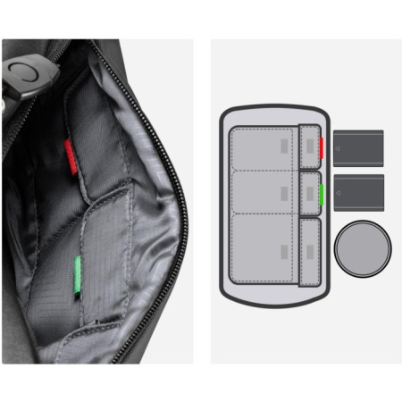 Фотосумка KF Concept Alpha Sling Bag 10L серая KF13.157