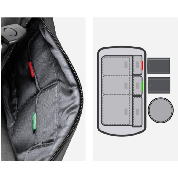 Фотосумка KF Concept Alpha Sling Bag 10L серая KF13.157
