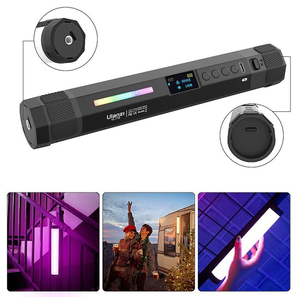 Осветитель светодиодный Ulanzi VL110 Magnetic RGB жезл