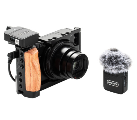 Беспроводная микрофонная система Saramonic Blink100 B1(TX+RX) 2,4Гц приемник + передатчик, 3,5mm