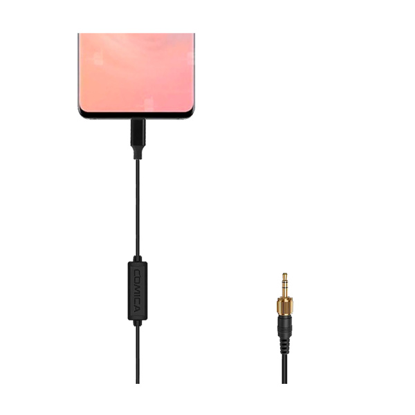 Кабель переходник CoMica CVM-DL-SPX(UC) mini Jack 3.5мм TRS - Type-C