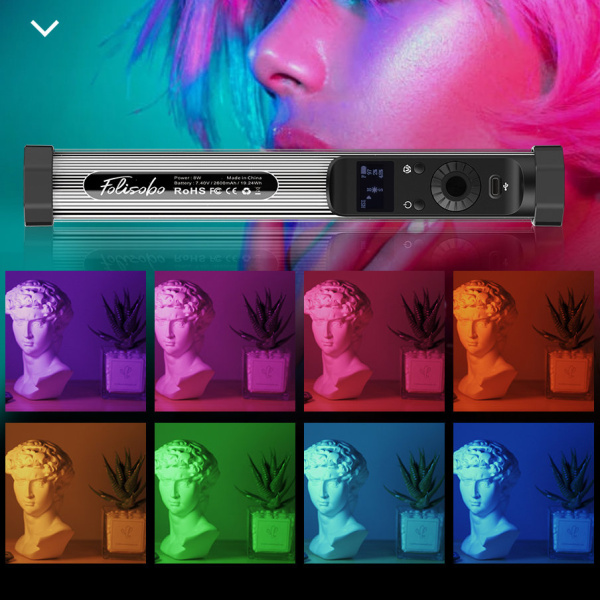 Осветитель светодиодный Ulanzi Folisobo AY6C RGB жезл