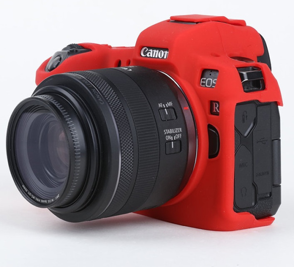 Чехол силиконовый для Canon EOS R красный