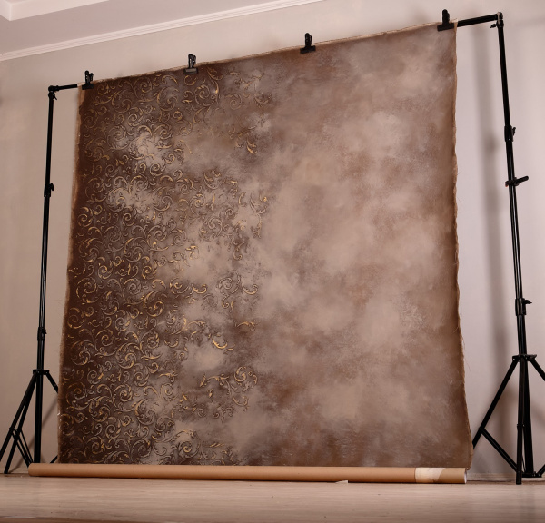 Фон на холсте, ручной работы SM.TEXTURE 2*2,2м. Imperial Brown