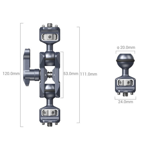 Кронштейн Magic Arm SmallRig 3873 1/4”