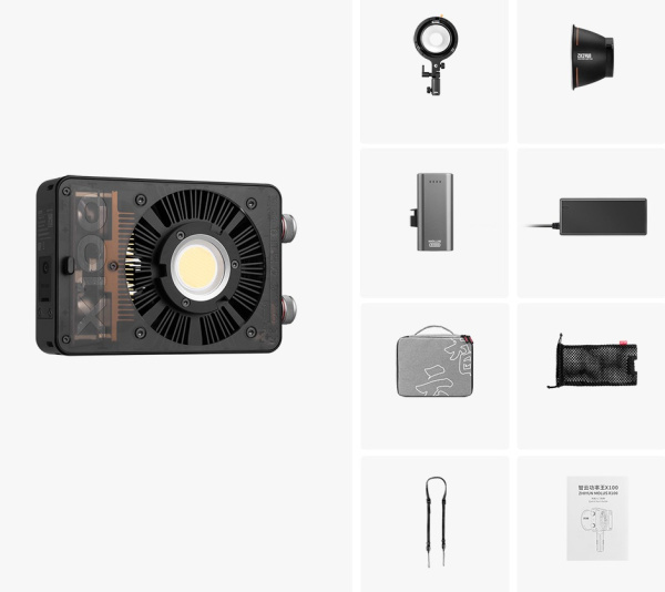 Осветитель светодиодный Zhiyun Molus X100 Combo 100Вт, 2700-6500К
